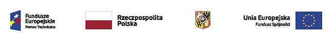 logo Fundusze Europejskie - Pomoc Techniczna, flaga Polski, herb Wrocławia, Unia Europejska Fundusz Spójności