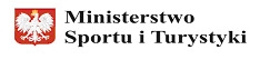 herb Polski i napis Ministerstwo Sportu i Trystyki
