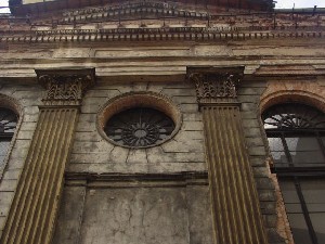 fragment budynku Synagogi Pod Białym Bocianem