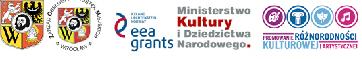 Herb Wrocławia, Logo Eea grants, Logo Ministerstwa Kultury i Dziedziectwa Narodowego, Logo Promowania różnorodności kulturowej i artystycznej  
