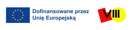 logo Unii Europejksiej i VIII LO