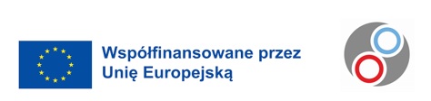 flaga Unii Europejksiej logo Zespołu Szkół nr 8