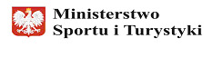 herb Polski i napis Ministerstwo Sportu i Trystyki