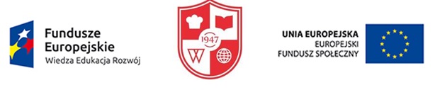logo Unii Europejskiej, Funduszy Europejskich i Zespołu Szkół Gastronomicznych